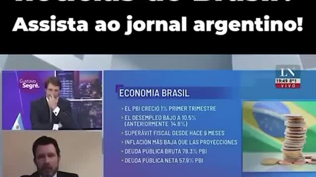 QUER VER BOAS NOTÍCIAS DO BRASIL? ASSISTA O JORNAL ARGENTINO!