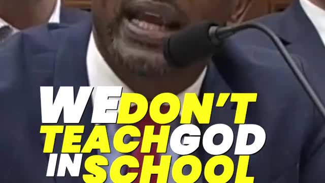 This man speaking facts about not say nothing about god in schools