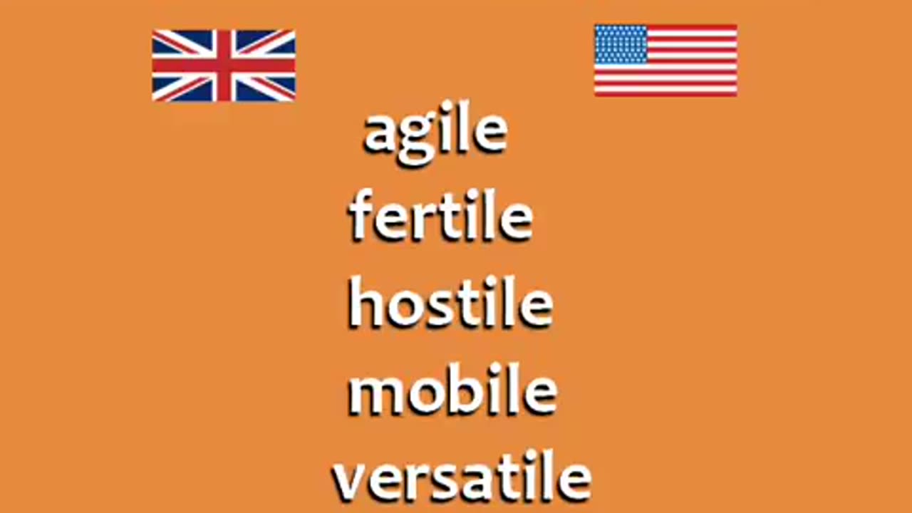 BRITISH ENGLISH VS. AMERICAN ENGLISH: PRONUNCIATION