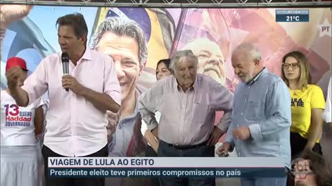 Lula se encontra com representantes no Egito | SBT Brasil