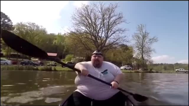 Fat Guy Sings Moana in a Canoe And