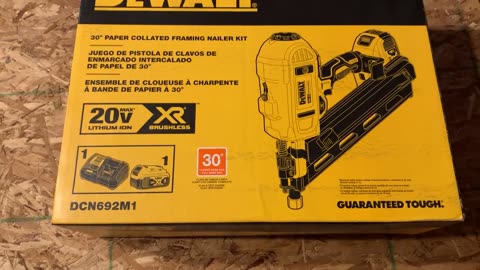 Dewalt Framing Nailer Unboxing and First Impressions