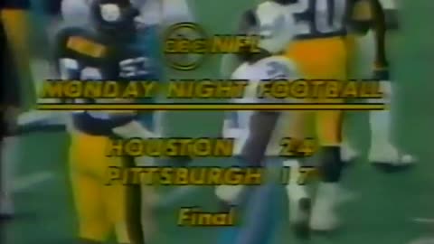1978-10-23 Houston Oilers vs Pittsburgh Steelers