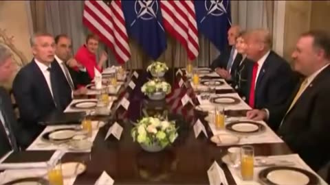 Trump and Stoltenberg get into tense exchange at NATO summit