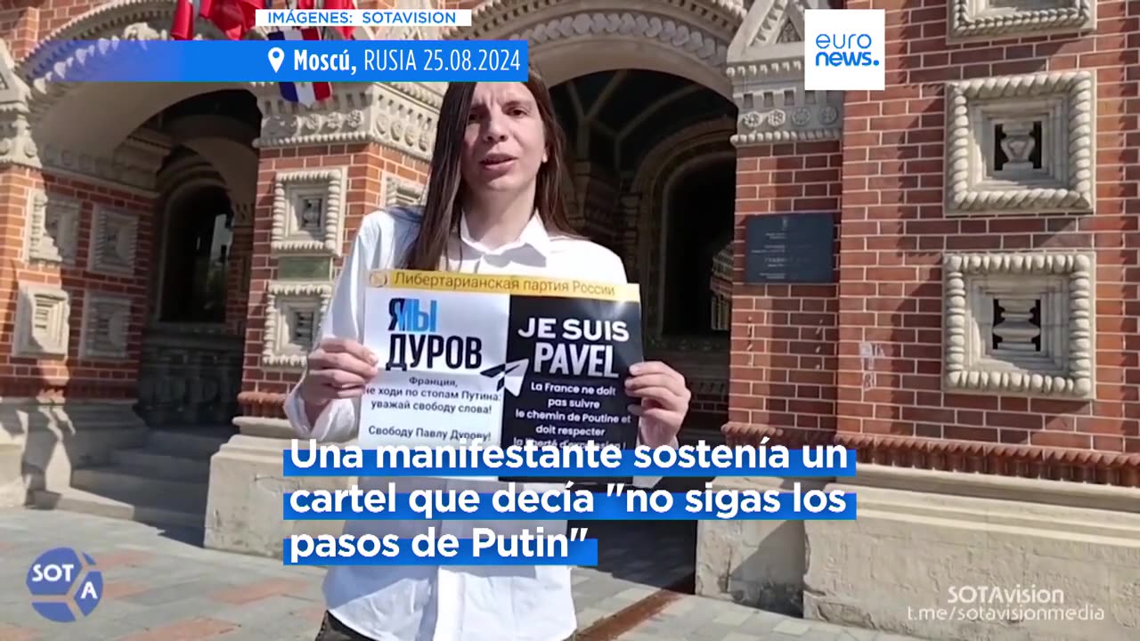 Activistas por la libertad de expresión hacen protestas unipersonales en Rusia contra la …