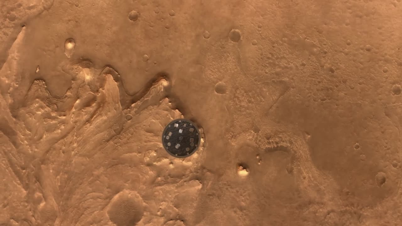 NASA's Mars 2020 Perseverance Rover Landing Animations