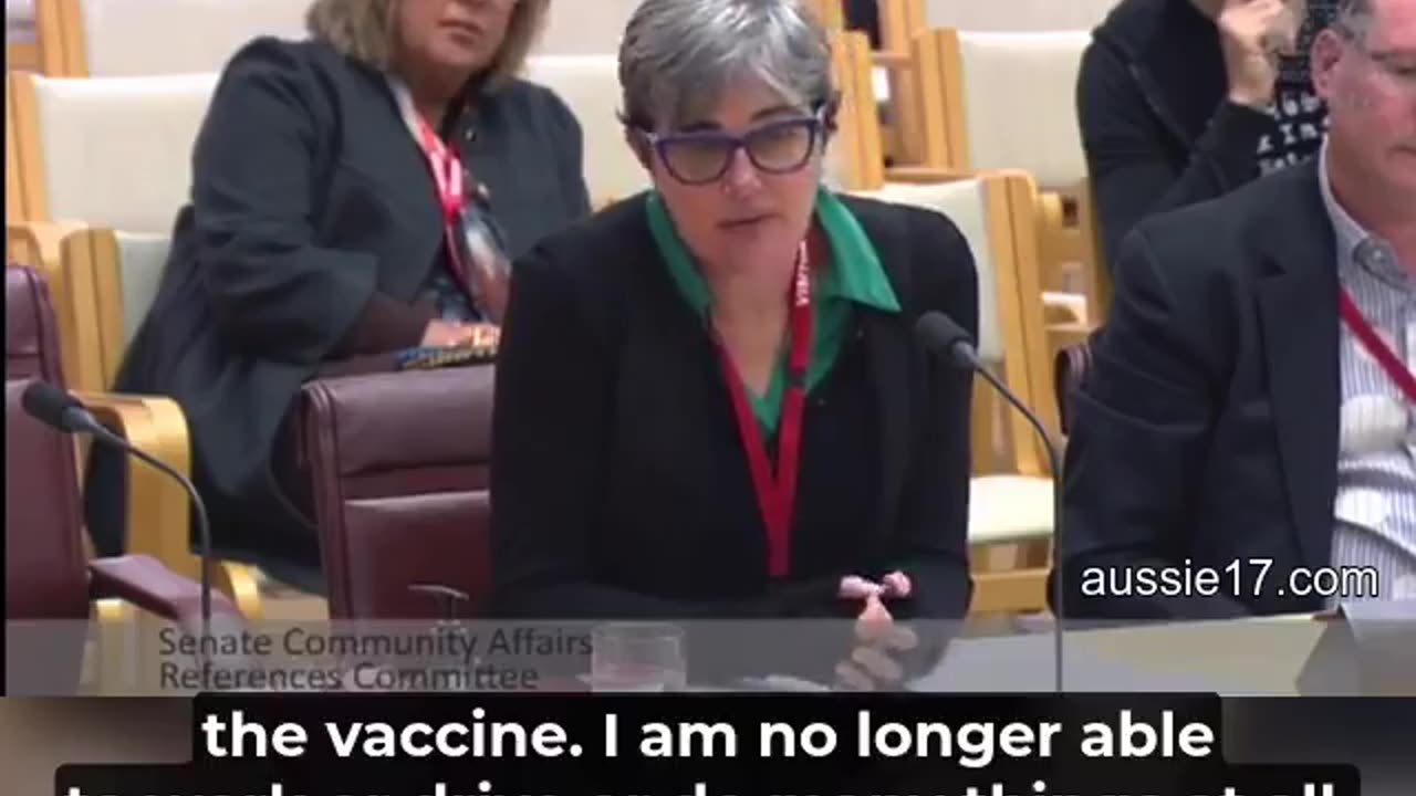 (Australia) Senate hearing on Excess Deaths: Vaccine Injured Kara Potter shares her story