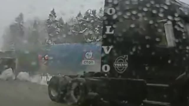 Russian Truck Crush in Train Track