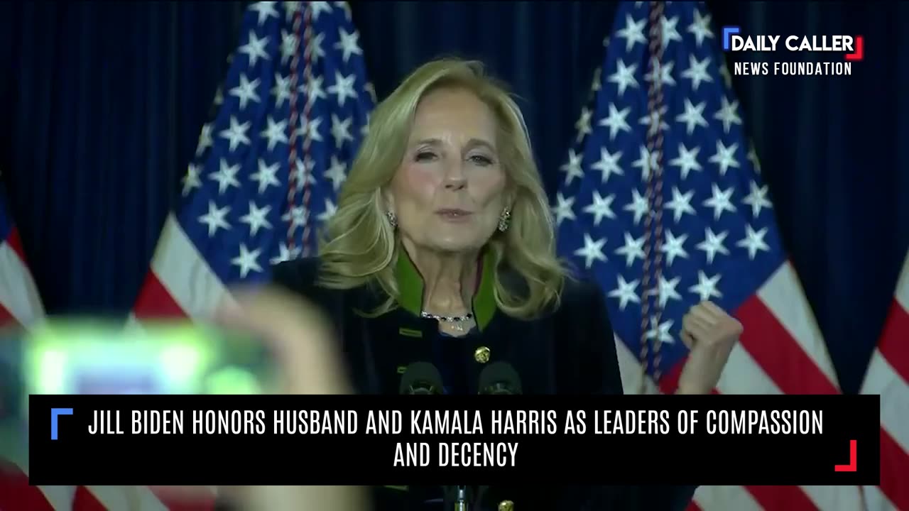 Jill Biden Honors Husband And Kamala Harris As Leaders Of Compassion And Decency