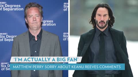 Matthew Perry Apologizes After Questioning Why Keanu Reeves Still Walks Among Us PEOPLE