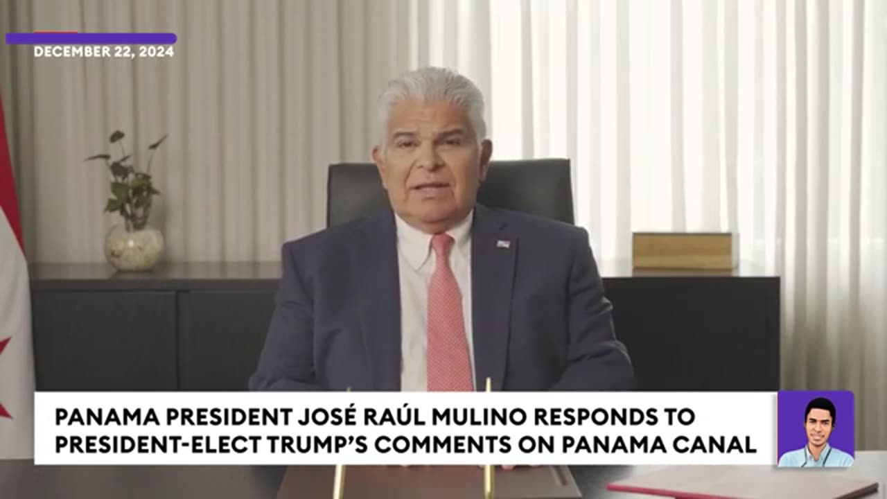 BREAKING Panama President Mulino Pushes Back On Trump's Comments, Reaffirms Sovereignty Over Canal
