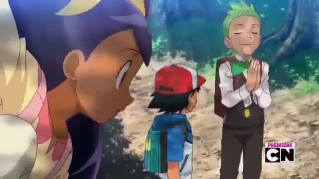 Pokemon Genesect Movie: Cilan’s “relaxation timeeee” twirl