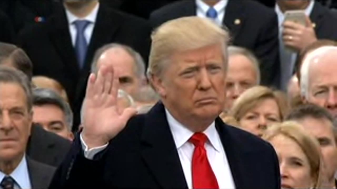 President Trump takes the Oath of Office on Inauguration Day