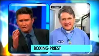 Father Dave talks to Channel 10's 'The Project' about his world record