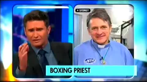 Father Dave talks to Channel 10's 'The Project' about his world record