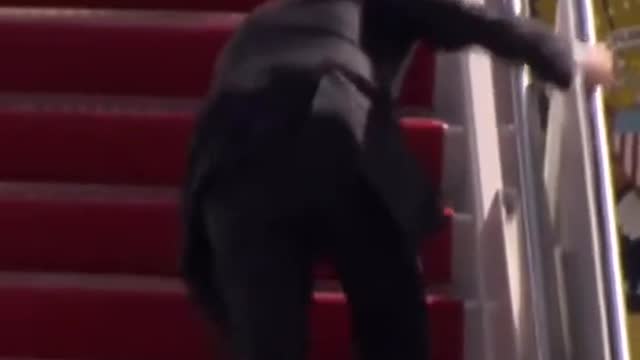 acting as if no one in the world has ever tripped
