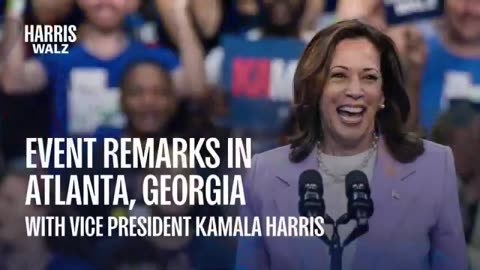 VP Kamala Harris Live Remarks from Atlanta, Georgia