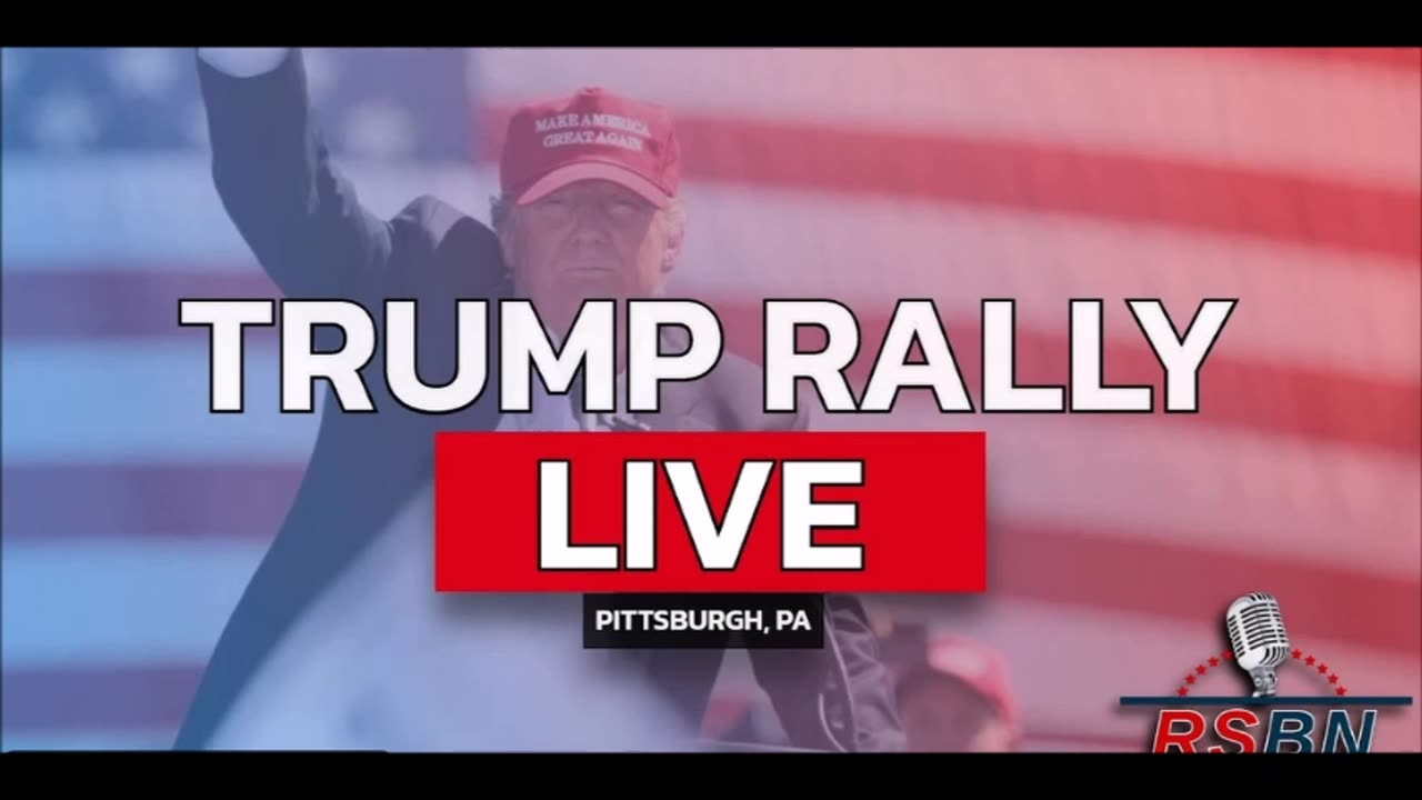 LIVE: President Trump Holds a Rally in Pittsburgh, PA - 11/4/24