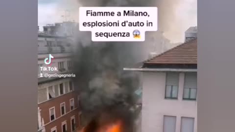 AUTO ELETTRICHE: Video di esplosioni e devastazioni