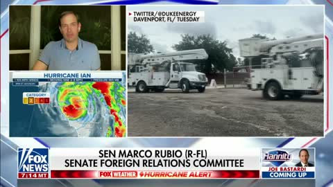 Senator Rubio Joins Hannity to Discuss the Latest on Hurricane Ian