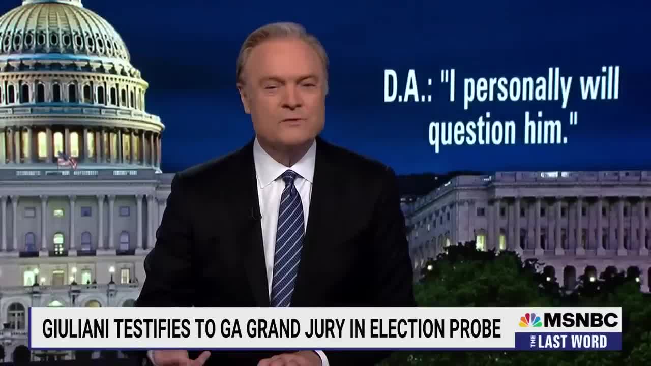 Lawrence: Giuliani's GA Grand Jury Appearance Should Terrify Trump