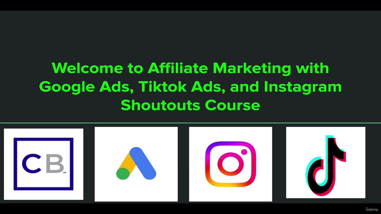 Affiliate Marketing with Google Ads and Tiktok Ads Paid Course For Free