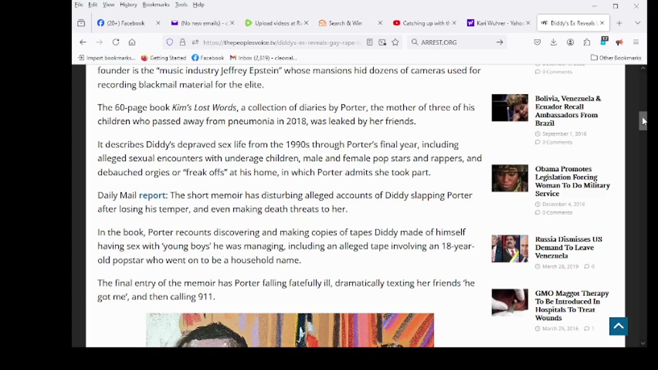 Diddy’s Ex Reveals Underage ‘Rape Tapes’ Featuring ‘Household Names’ Used as Blackmail Material