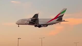 Emirates Airline Landing View Look Beautiful #Tiktok