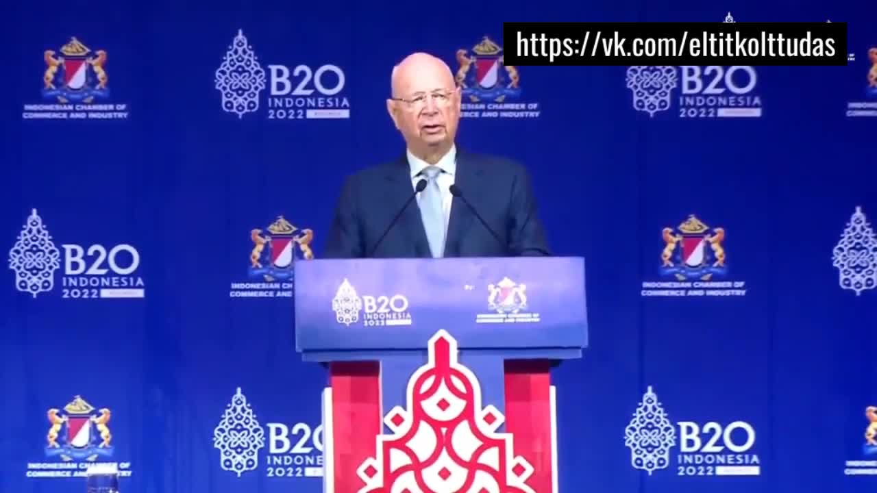 G20 - Klaus Schwab és a GREAT RESET