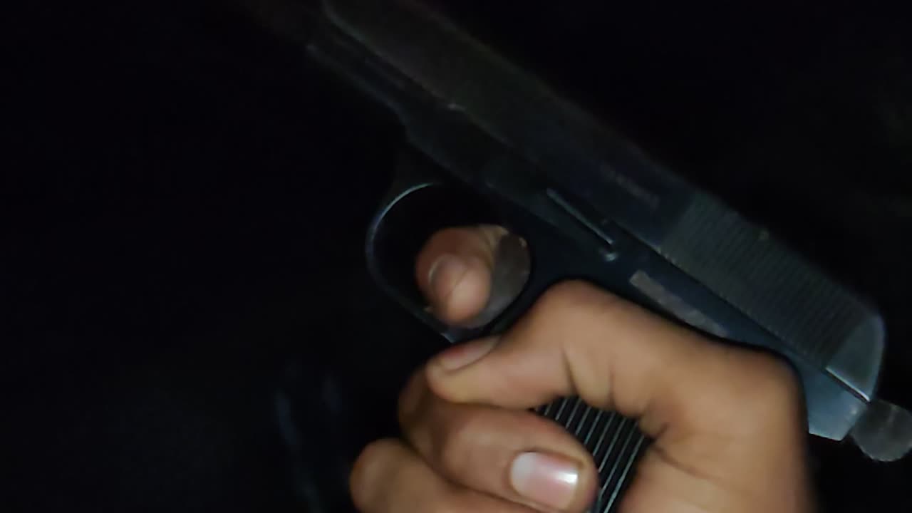 30 bore chinese pistol slow mo