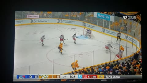 NYR vs NSH - Predators Lead 2-0