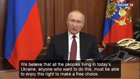 What Putin actually said on the 24th of February 2022. Full speech.