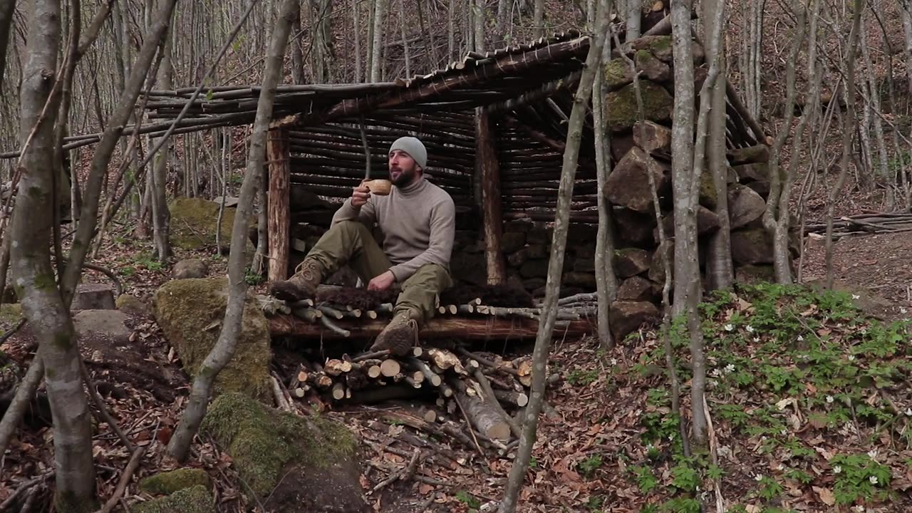 House in the woods. A lonely jungle adventure. part 1