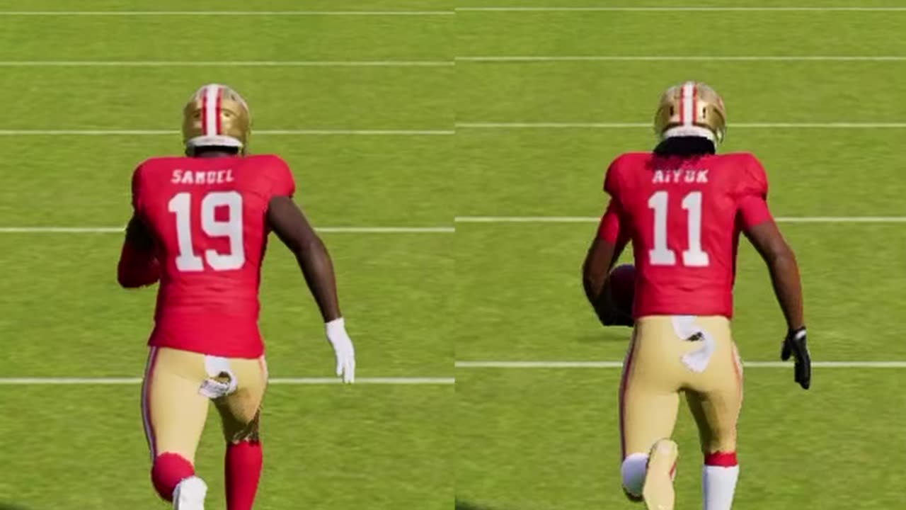 Deebo Samuel vs. Brandon Aiyuk - Madden 24 Race