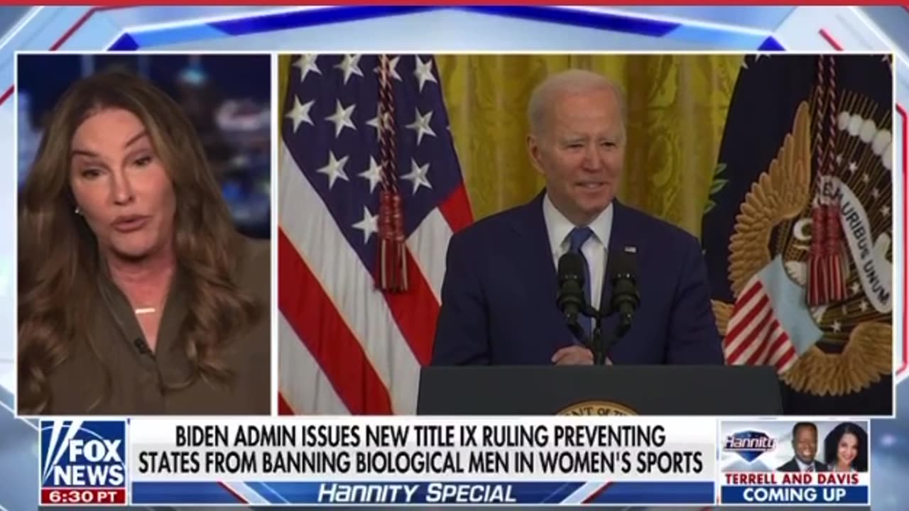 Caitlyn Jenner ripping apart Joe Biden