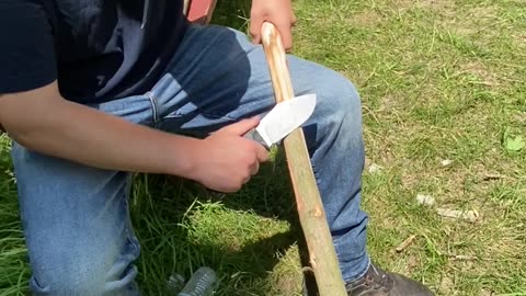 The Midwest Survivor Making A Walking Stick