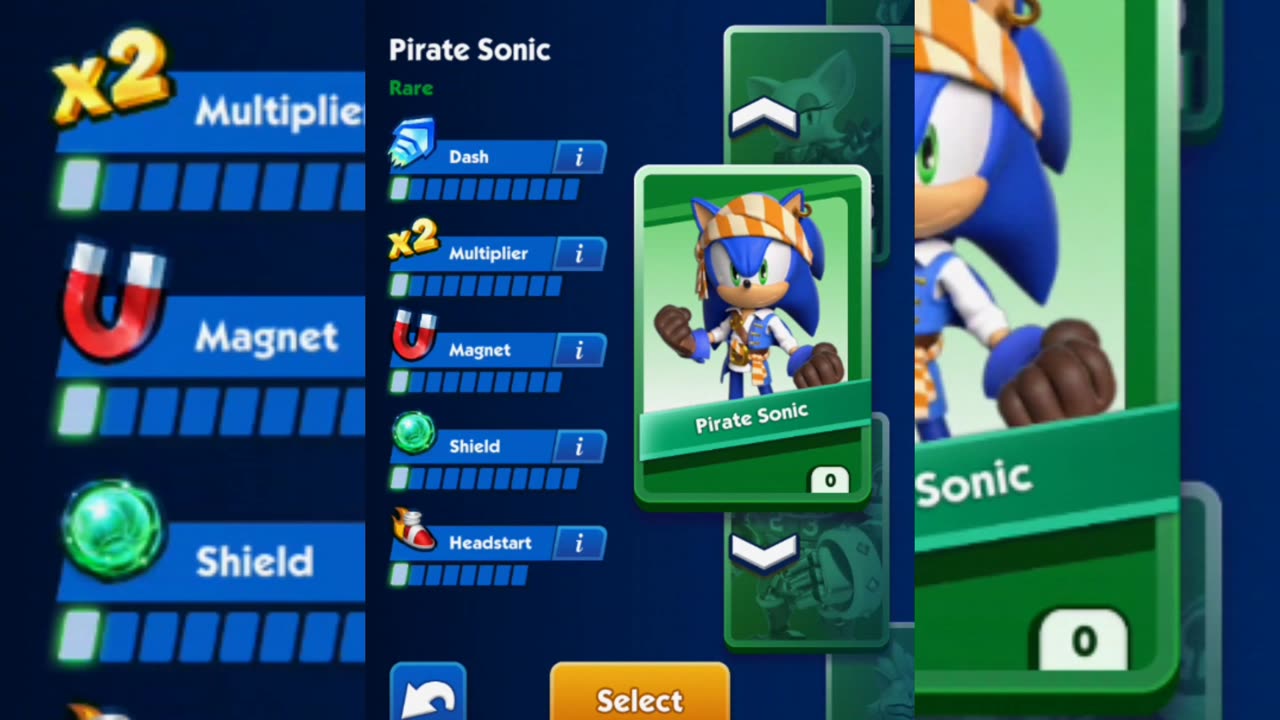 Pirate Sonic And Linebacker Omega Unlock | Sonic Dash Gameplay