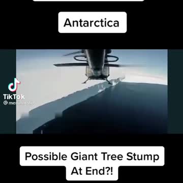 Antarctica ice wall exposed 2021