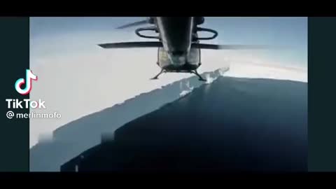 Antarctica ice wall exposed 2021