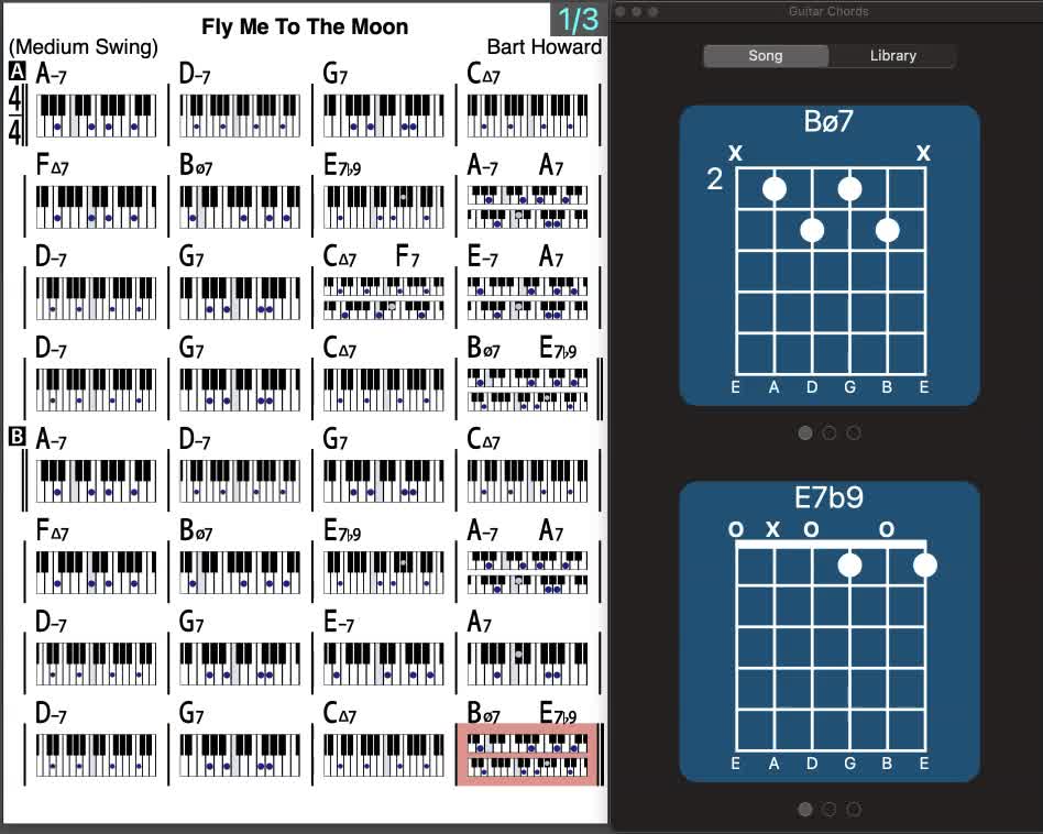 Fly Me to the Moon (Key: C) - iReal Pro - Jazz Tutorial