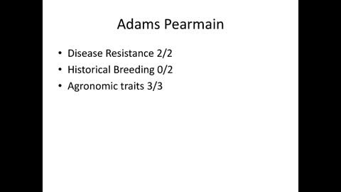 Crop Road Show 8 Worcester Pearmain, Adams Pearmain and Rosemary Russet