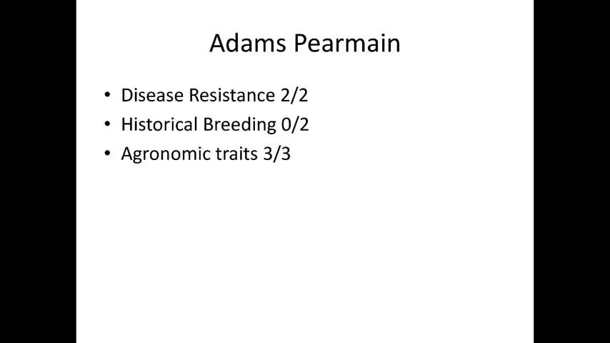 Crop Road Show 8 Worcester Pearmain, Adams Pearmain and Rosemary Russet