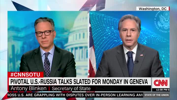 Jake Tapper Talks Russia With Blinken