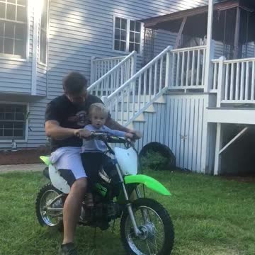 First Dirtbike Ride for the little Guy!!!