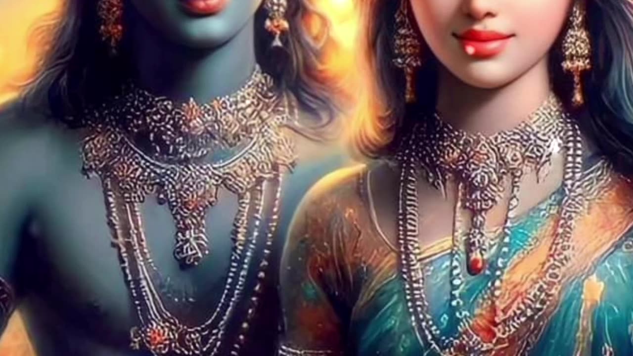 Radhe radhe Radha Krishna short video