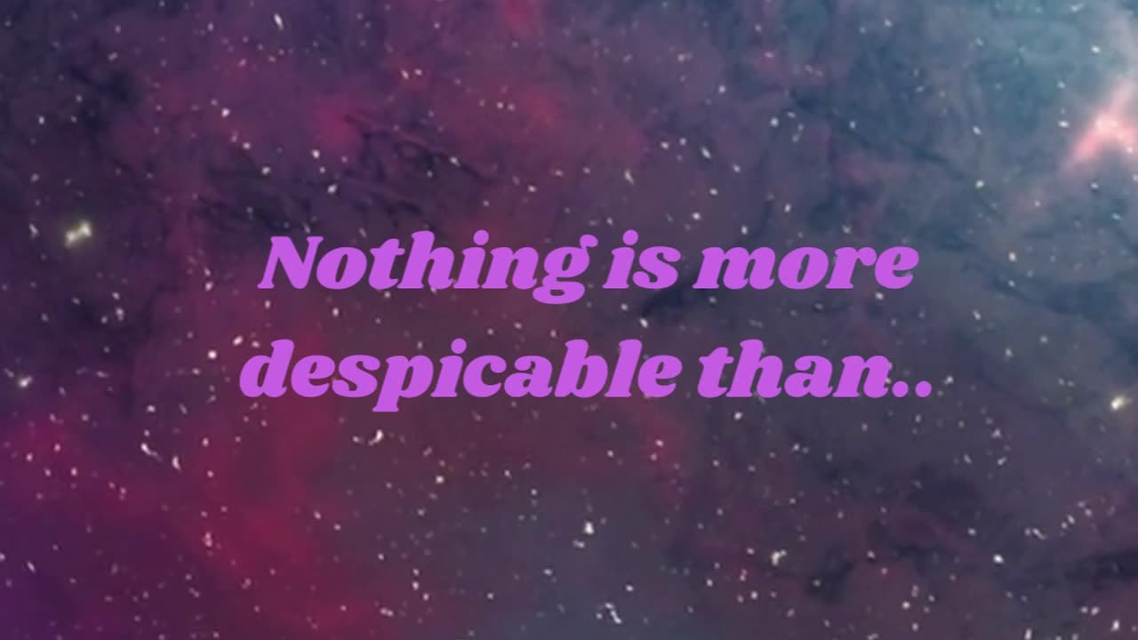 Nothing is more....