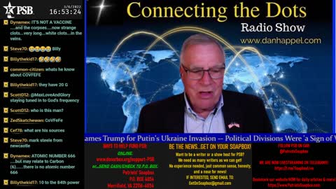 2022-03-06 16:00 EST - Connecting the Dots: with Dan Happel