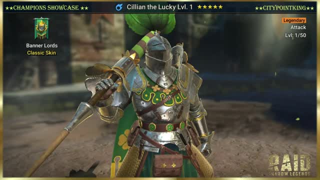 Raid Shadow Legends - Cillian the Lucky - Classic Skin