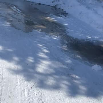 Sun is shining, the snow is melting!