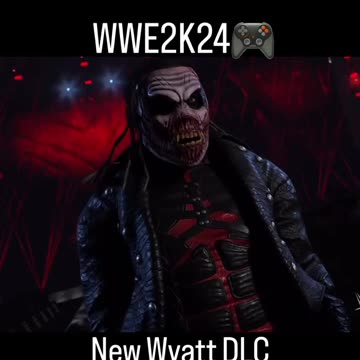 Immortal Fiend Bray Wyatt with the Fiend version of Universal title in WWE 2k24